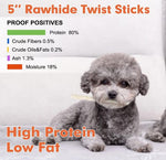 Load image into Gallery viewer, Milky White Twisted Chew Sticks