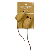 Cat Toy-Jute Mouse-2pcs Pack