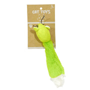 Cat Toy-Plush Rat with Fur Tail-1pc Pack (Color May Vary)