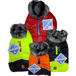 Load image into Gallery viewer, SmartyPet Nano Water-Repellent Dog Winter Jacket with Fur Collar
