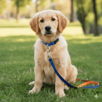 Load image into Gallery viewer, 10mm Silky Dual Color Leash &amp; Collar Set with Bell for Pets