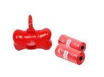 Load image into Gallery viewer, SmartyPet Bone-Shaped Dog Poop Bag Dispenser with 2 Refill Rolls