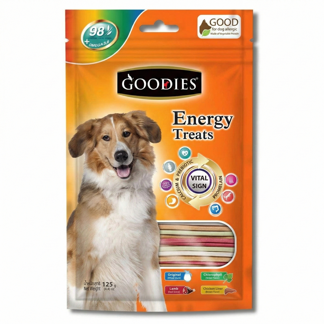 Goodies Energy Dog Treats – Multi-Flavor Dental & Vitality Snacks