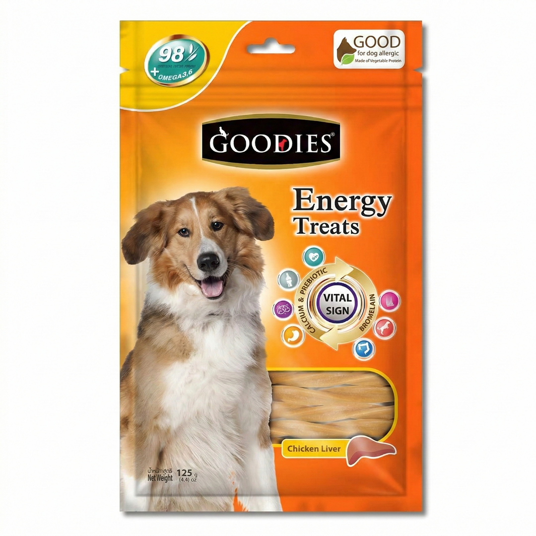 Goodies Energy Dog Treats - Chicken Liver Flavor