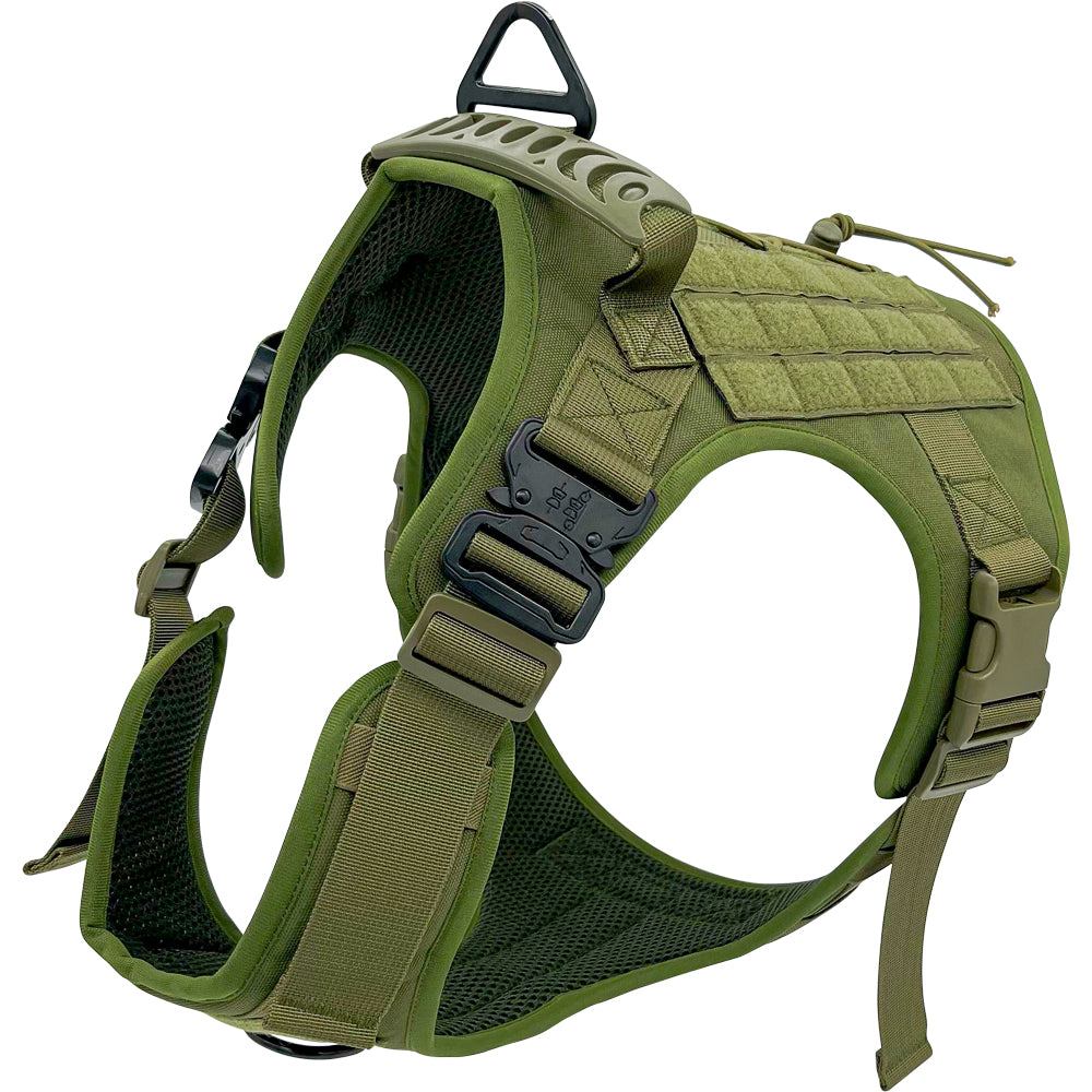 Military-Grade Tactical Dog Harness | No-Pull Training & Heavy Duty Comfort