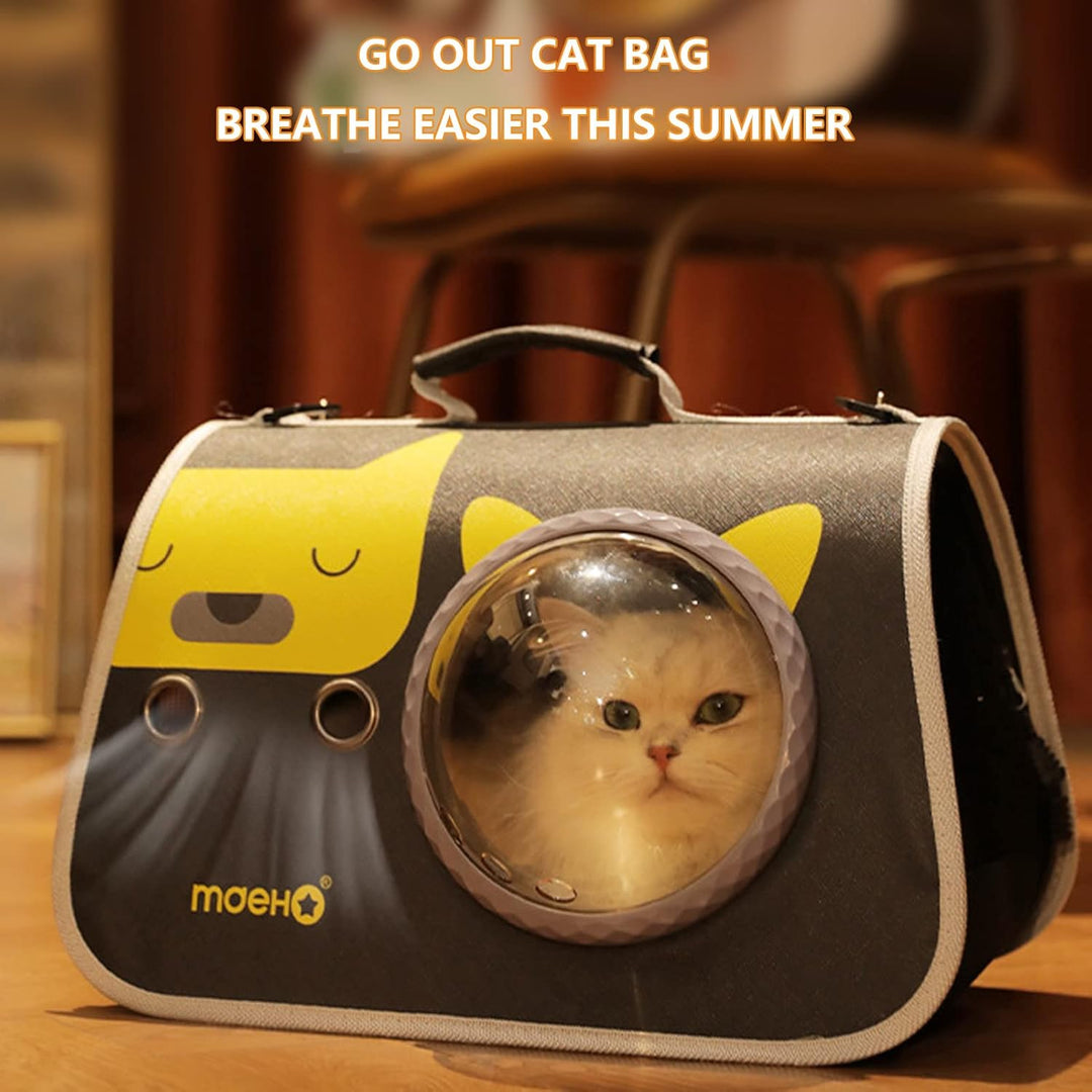 Premium 16" Breathable Pet Carrier Bag with Bubble Window