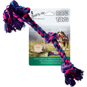 Smartypet Heavy-Duty 3-Knot Cotton Rope Toy | Durable Tug & Chew Toy