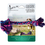 Load image into Gallery viewer, SmartyPet Durable Cotton 2-Knot Dog Rope Toy(Color May Vary)