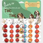 Load image into Gallery viewer, Smarty Pet Ting Ting Bell - XL Marble Print | Durable Dog &amp; Cat Collar Bell
