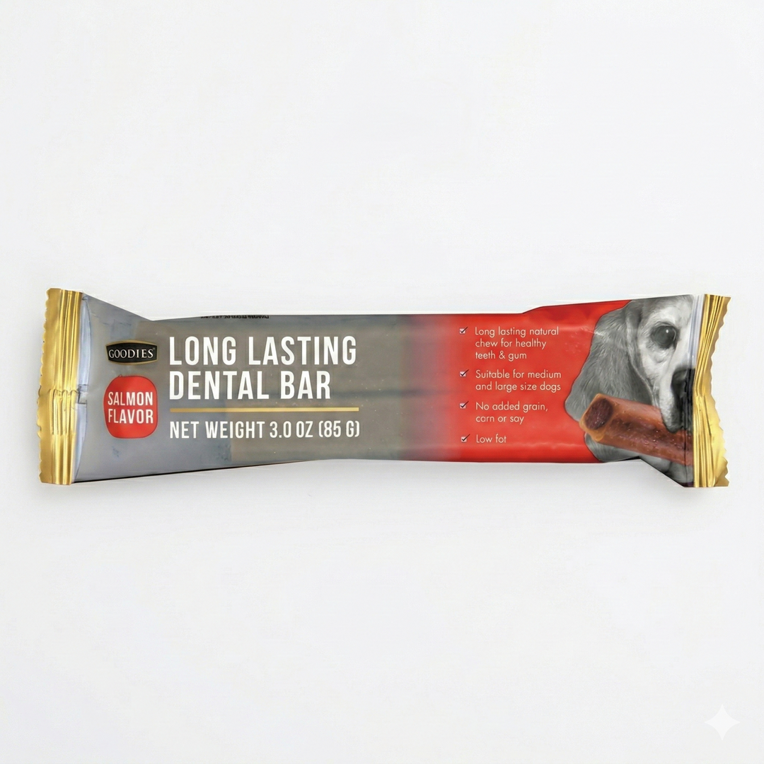 Goodies Long Lasting Dental Bar – Salmon Flavor