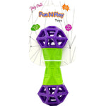 Load image into Gallery viewer, Holy Paws: Fun 'n' Play Geometric Dumbbell Dog Toy