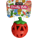 Load image into Gallery viewer, Holy Paws Fruity Bite Strawberry Dog Toy – Natural Rubber Treat Dispenser