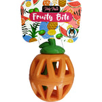 Load image into Gallery viewer, Holy Paws Fruity Bite Orange – 2-in-1 Natural Rubber Treat Dispenser &amp; Chew Toy
