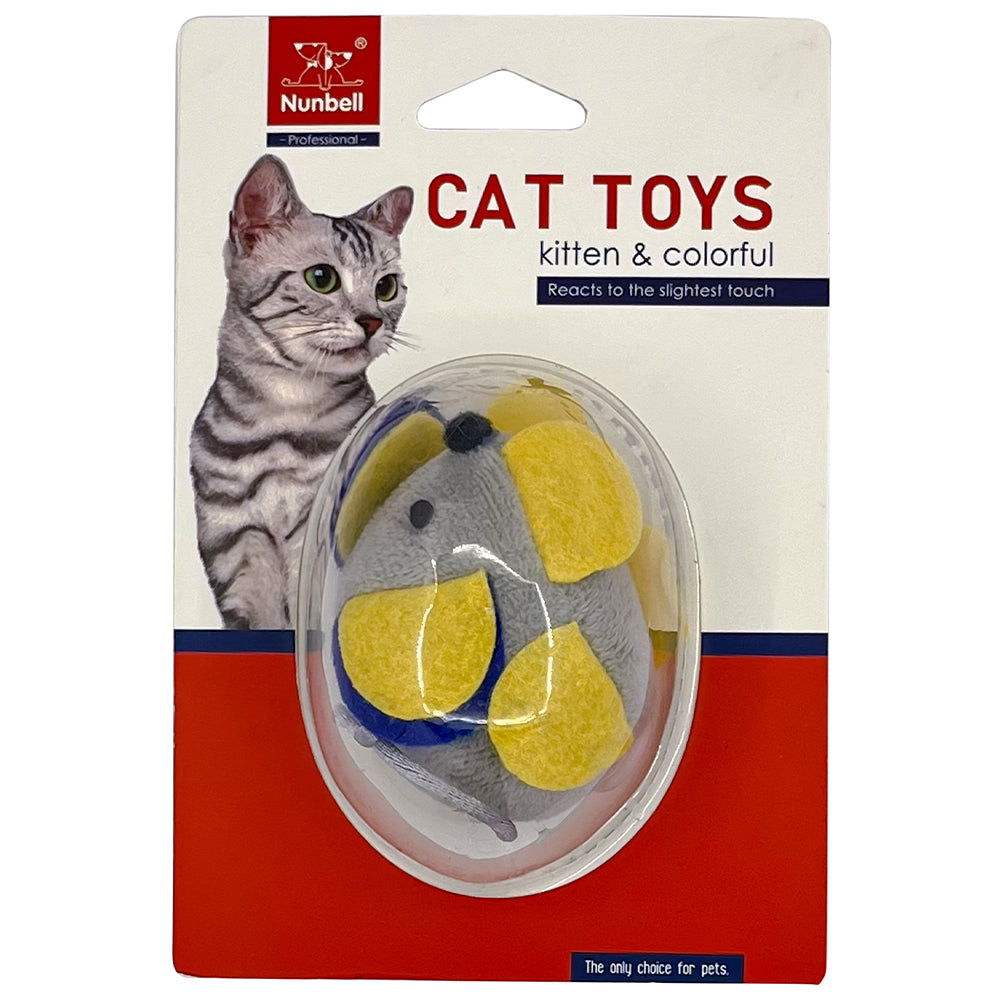 NB Cat Toy-Mouse with Pull String