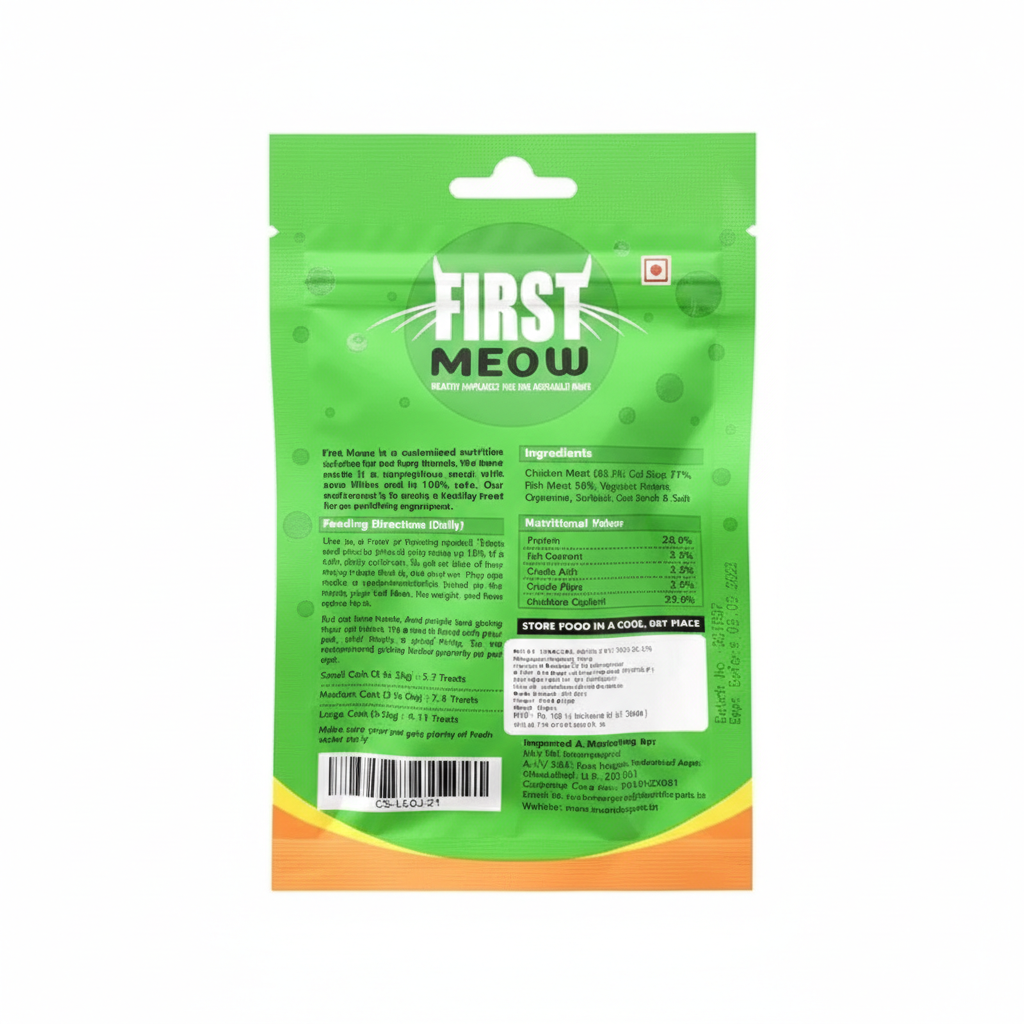 First Meow Chicken Sandwich Cat Treats - 40gm