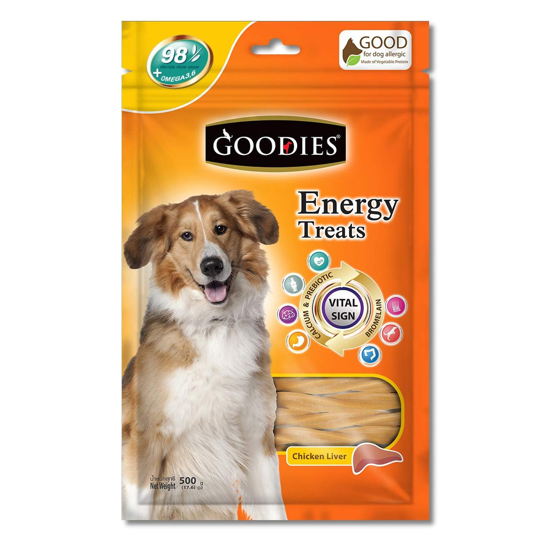 Goodies Energy Dog Treats - Chicken Liver Flavor