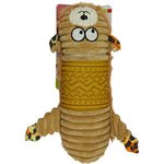 Load image into Gallery viewer, Multi-Texture Corduroy &amp; Rubber Dog Toy - Durable Plush Dental Chew