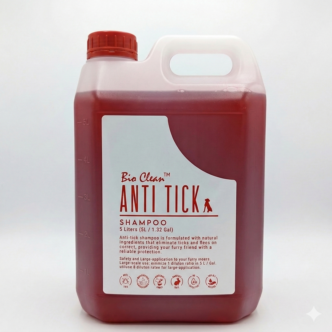Bio Clean Anti-Tick & Flea Shampoo for Cats & Dogs