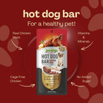 Load image into Gallery viewer, Jerhigh Hot Dog Bar Chicken Meat 150gm – Premium Chicken Dog Treat | High Protein, Soft &amp; Delicious Snack for Dogs