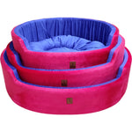 Load image into Gallery viewer, SmartyPet Luxury Foam Basket Dog Bed (Color &amp; Print May Vary)