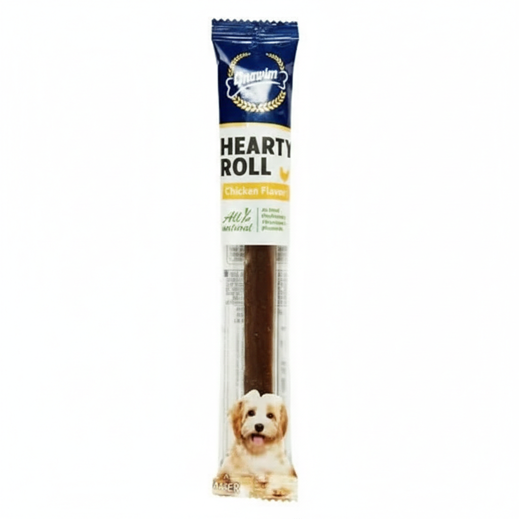 Gnawlers Hearty Roll Chicken Flavour Dog Dental Chew Treat