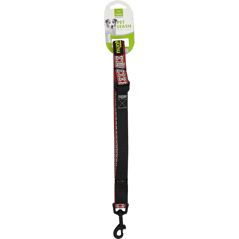 Nunbell Reflective Bone Print Dog Leash