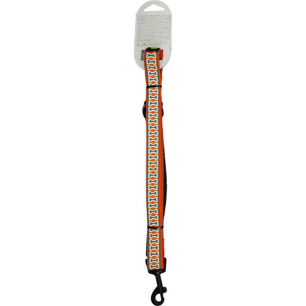 Nunbell Reflective Bone Print Dog Leash