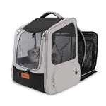 Load image into Gallery viewer, Premium Expandable Pet Carrier Backpack | Breathable &amp; Foldable Travel Bag for Cats &amp; Small Dogs