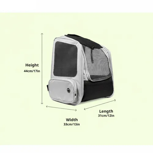 Premium Expandable Pet Carrier Backpack | Breathable & Foldable Travel Bag for Cats & Small Dogs