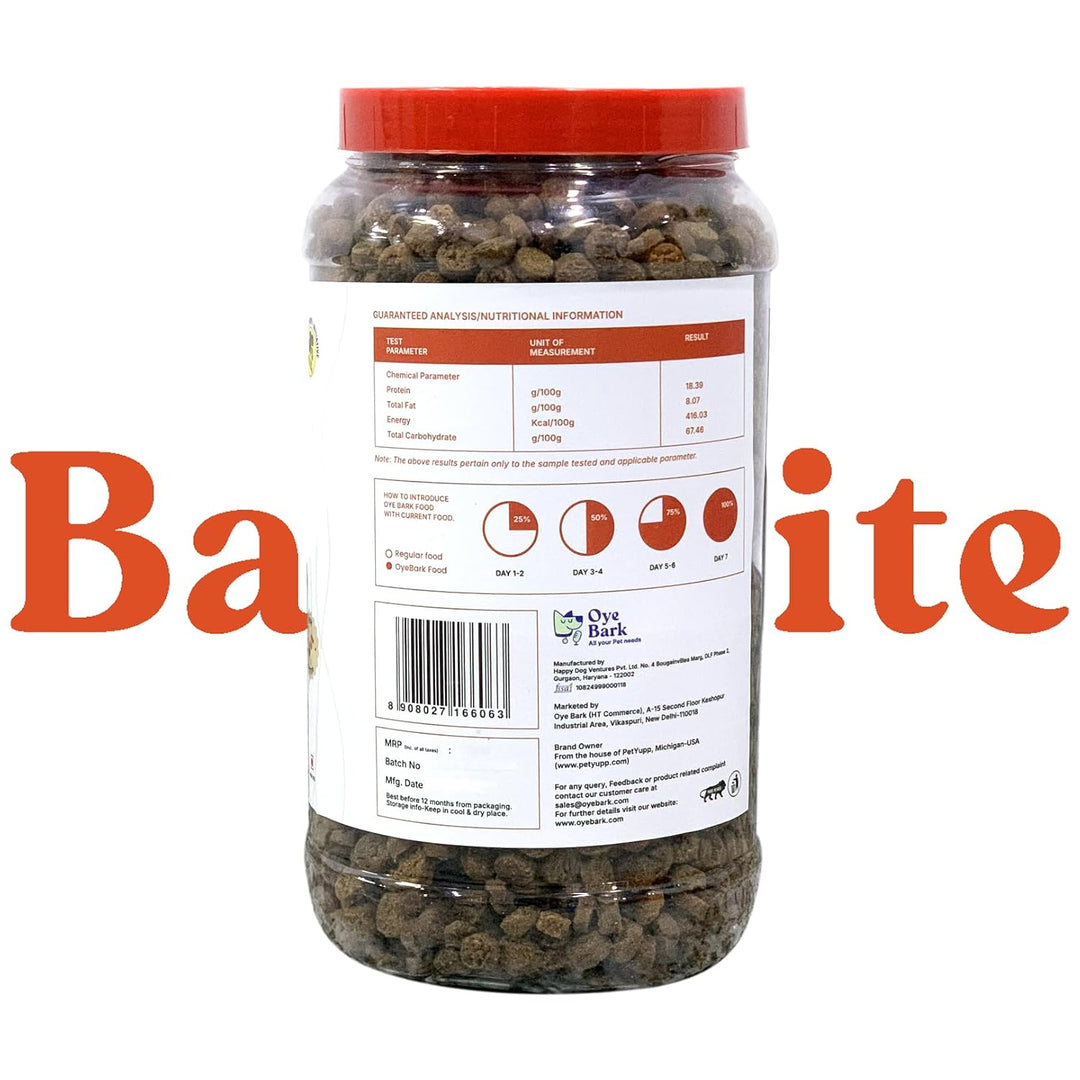 BarkBite Premium Chicken Kibble Dry Dog Food 2kg