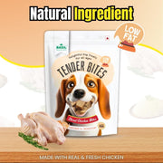 Basil Tender Bites Diced Chicken Dog Treats (70g)