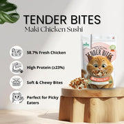 Basil Maki Chicken Sushi Cat Treats (50g)