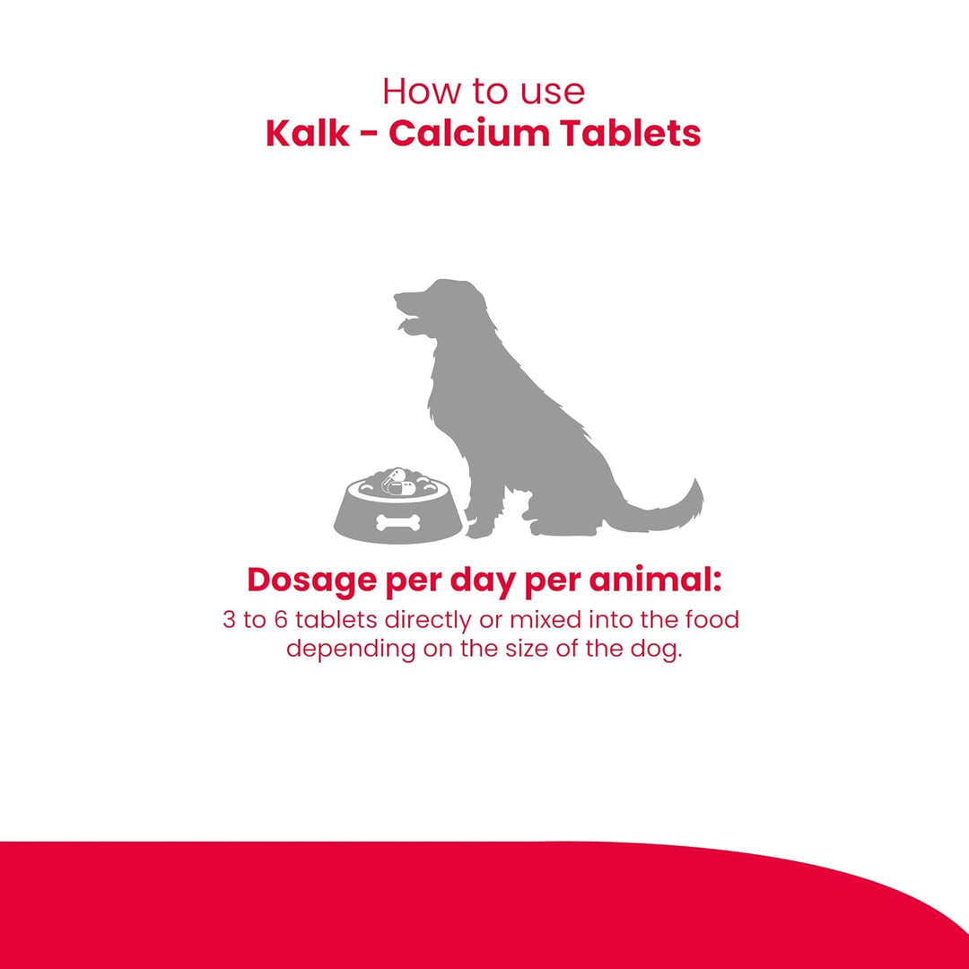 Beaphar Kalk Calcium Tablets for Dogs & Cats – Strong Bones & Healthy Teeth