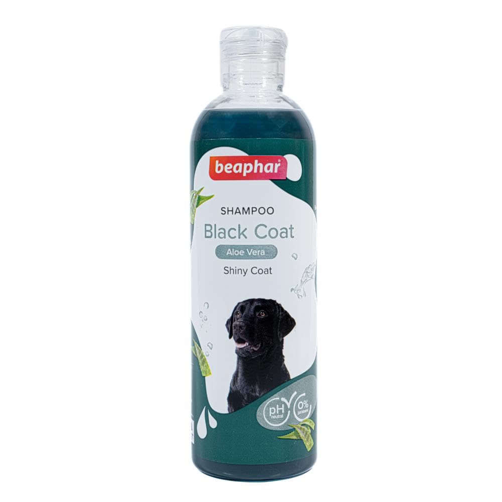 Beaphar Black Coat Dog Shampoo (Aloe Vera) – 250ml