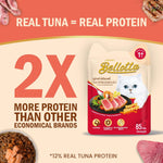 Load image into Gallery viewer, Bellotta Adult Wet Cat Food Pouch – Tuna Topping Shrimp in Jelly