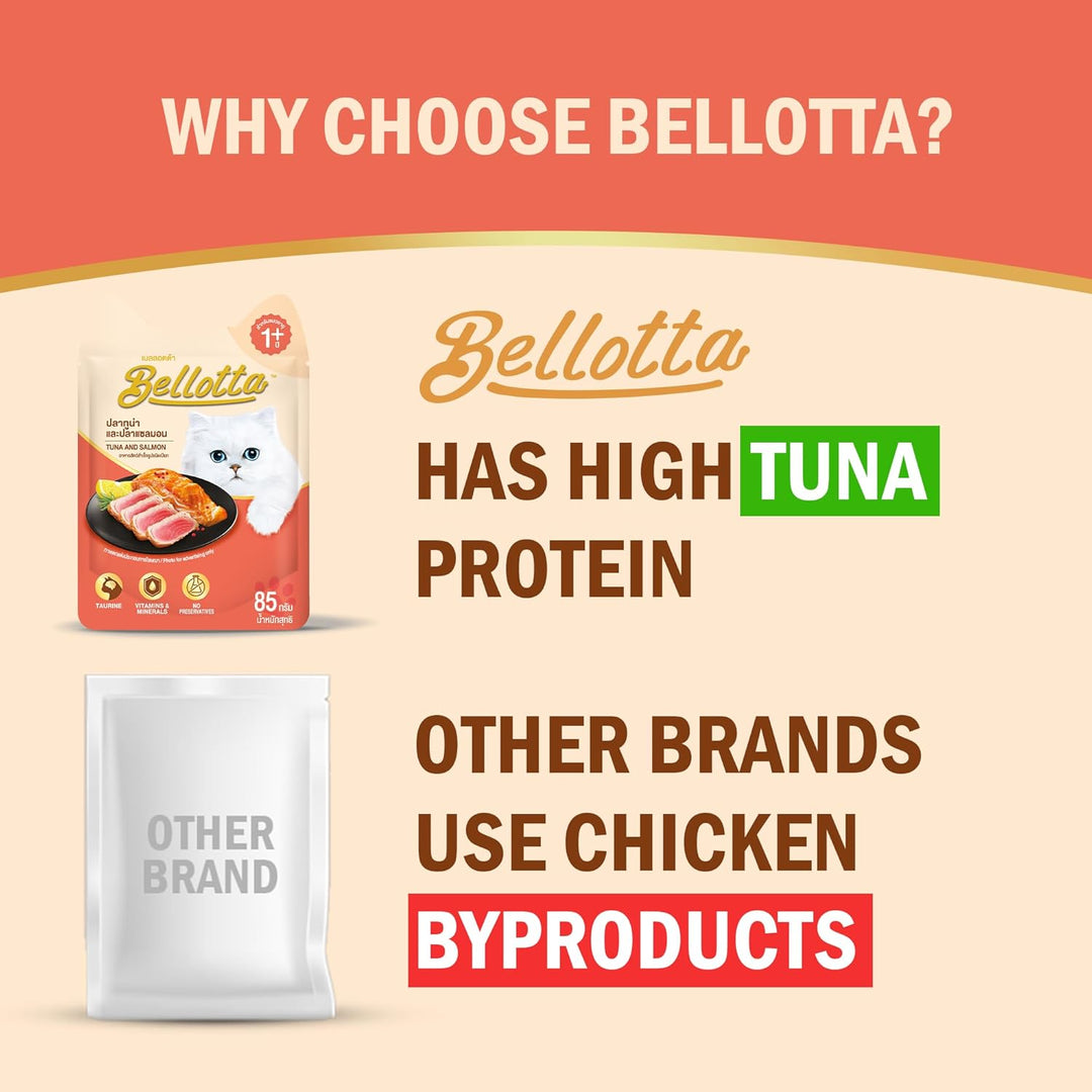Bellotta Tuna and Salmon Adult Wet Cat Food