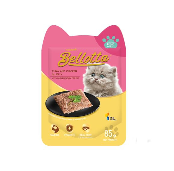Bellotta Kitten Wet Food Pouch – Tuna & Chicken in Jelly