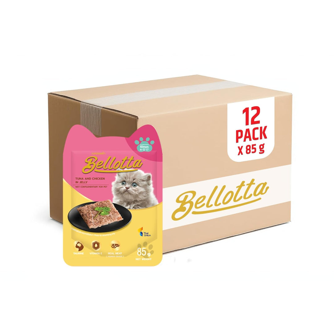 Bellotta Kitten Wet Food Pouch – Tuna & Chicken in Jelly