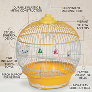 Bird Cage Round-001 (29 X 36cm)