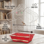 Load image into Gallery viewer, Bird Cage-106 Elegant Dome Top Enclosure (39.7 x 22 x 52 cm)