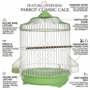 Bird Cage Round-A300 (38 X 47cm)