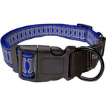 Load image into Gallery viewer, Nunbell Reflector Bone Print Dog Collar