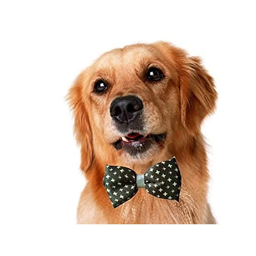 Bow with Neck Band for Pets (Color May Vary)