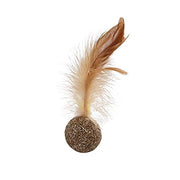 Cat Nip Toy - Ball with Feathers