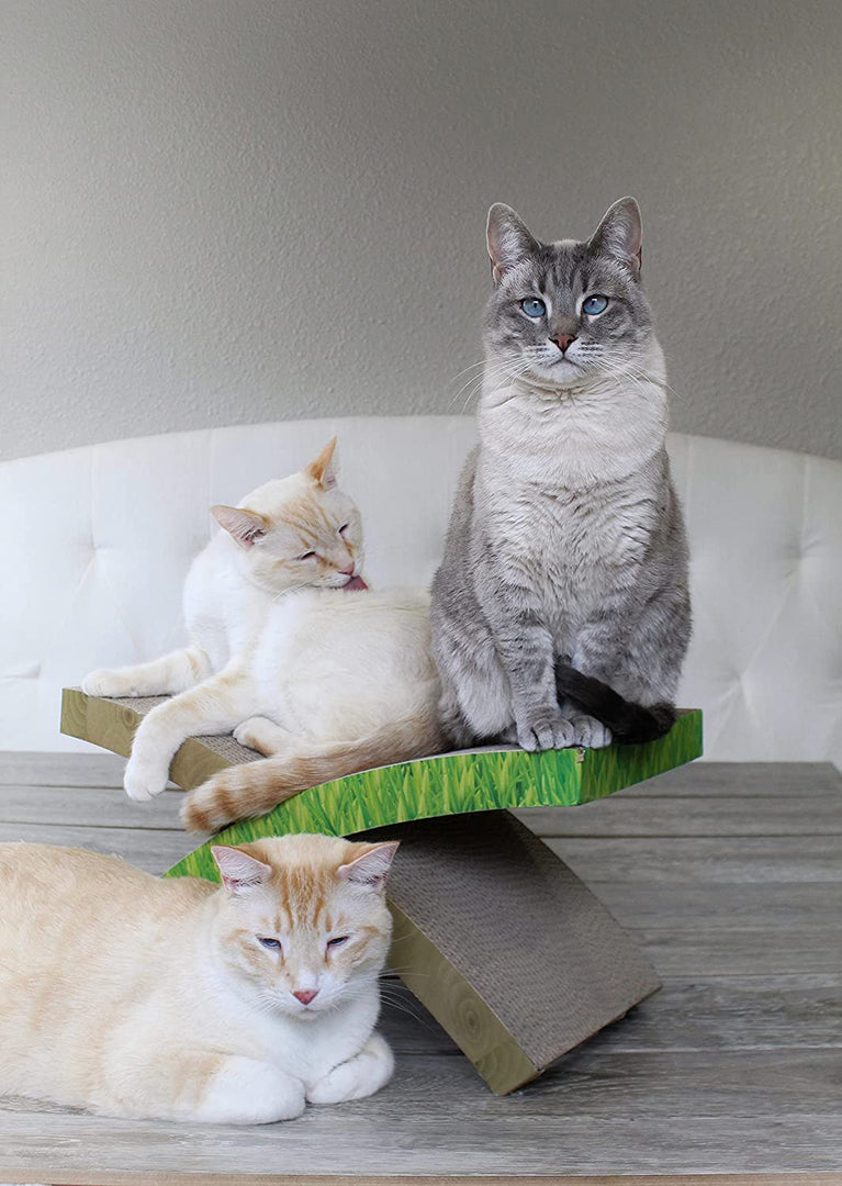 Cat Cardboard Scratcher-X-Cross