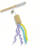 Load image into Gallery viewer, Premium Natural Wooden Cat Wand Toy with Cork &amp; Jingle Bell
