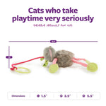 Load image into Gallery viewer, SmartyPet Bouncing Dancing Rat Cat Toy