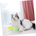 Load image into Gallery viewer, Cat Toy-Plush Rat with Fur Tail-1pc Pack (Color May Vary)