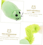Load image into Gallery viewer, Cat Toy-Plush Rat with Fur Tail-1pc Pack (Color May Vary)