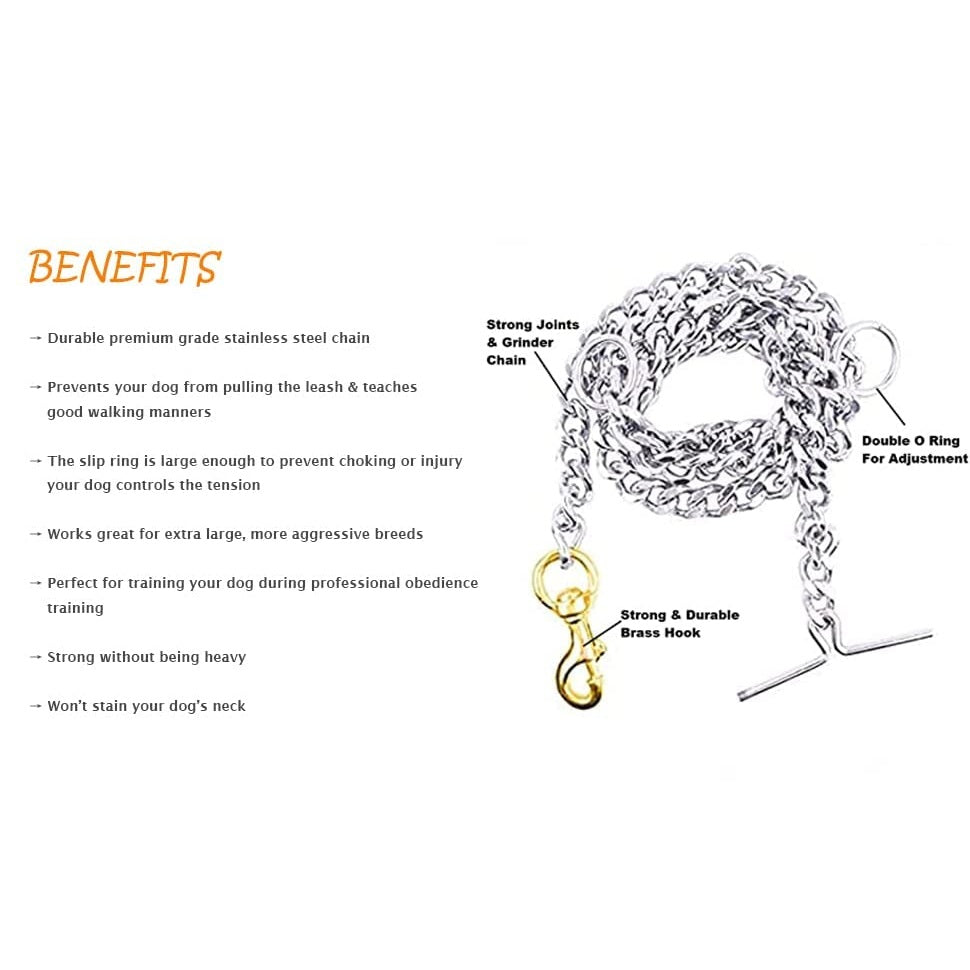 Heavy-Duty Grinded Iron Dog Chain